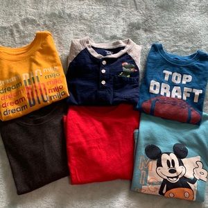 6 long sleeve shirts